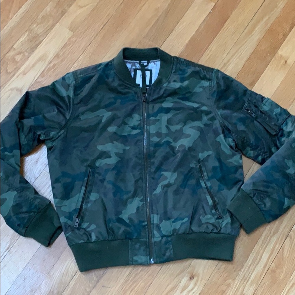 Gap Bomber Camo Jacket